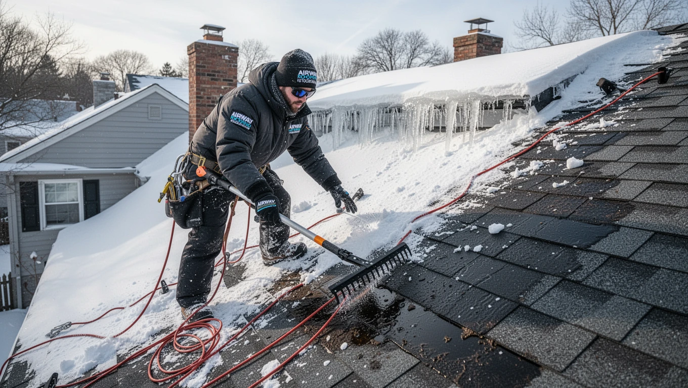 Snow & Ice Dam Leak Repair