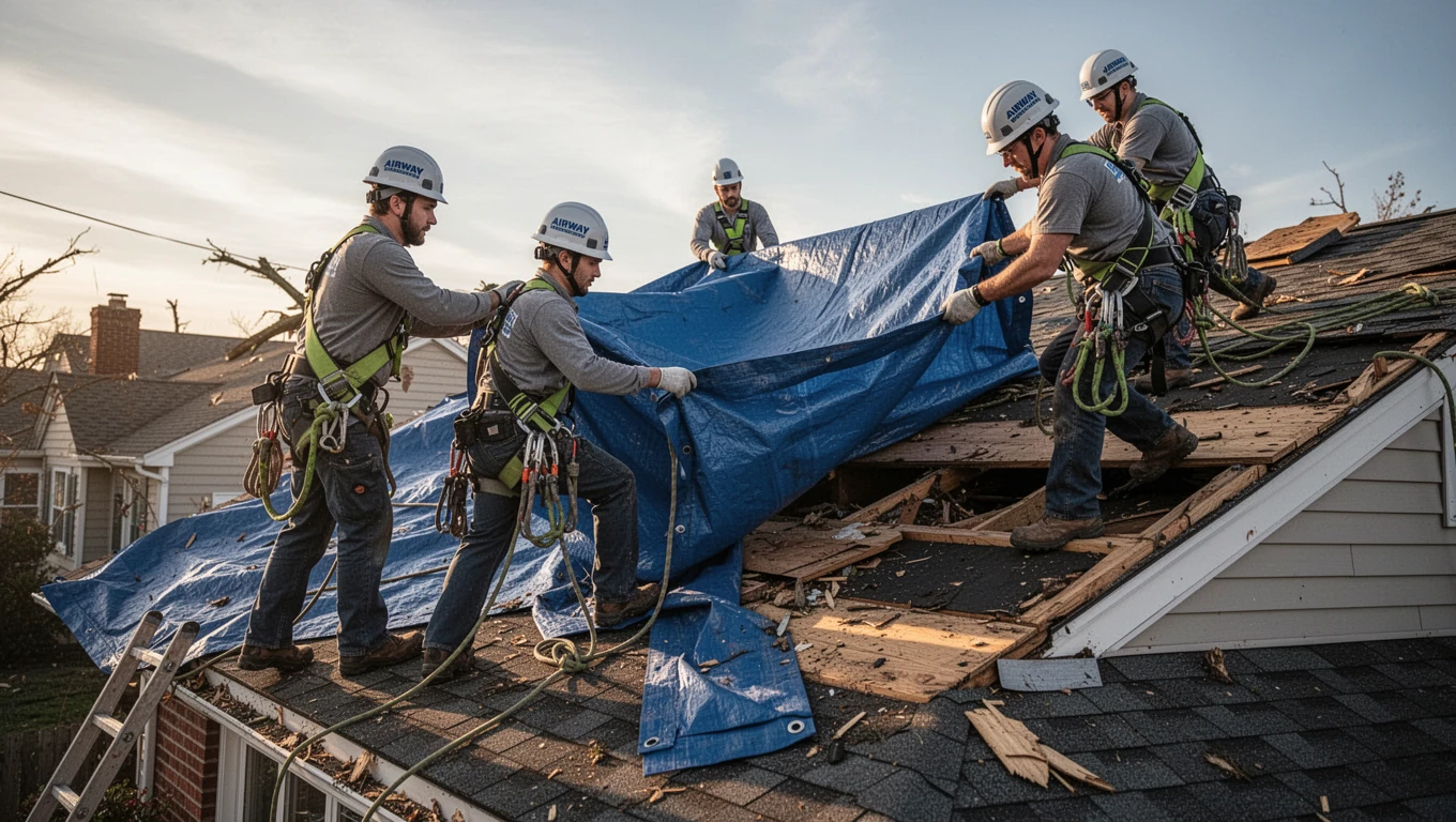 Emergency Roof Tarping